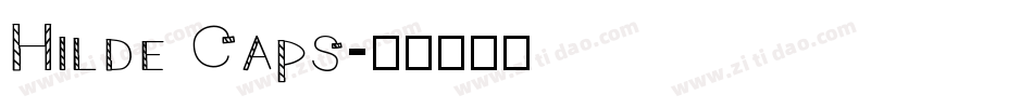 Hilde Caps字体转换